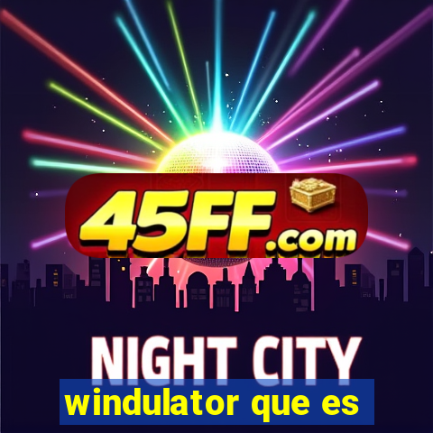 windulator que es